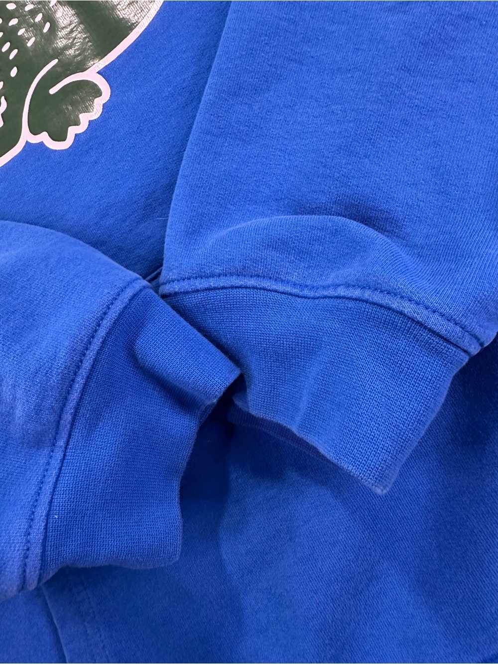Lacoste Men’s Blue Hooded Sweatshirt with Crocodile Logo Classic Fit Size 3XL - Picture 15 of 15
